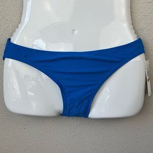 NWT MICHAEL Michael Kors Blue Swim Bottoms Size S